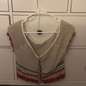 Knitted crop top